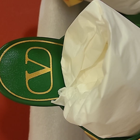 HP !! Valentino Roman stud ankle strap pump - brilliant green 100, 38.5 - Picture 5 of 14